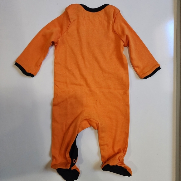 Okie Dokie My first Halloween orange and black footed sleeper Size 3 months NWT - Picture 5 of 8